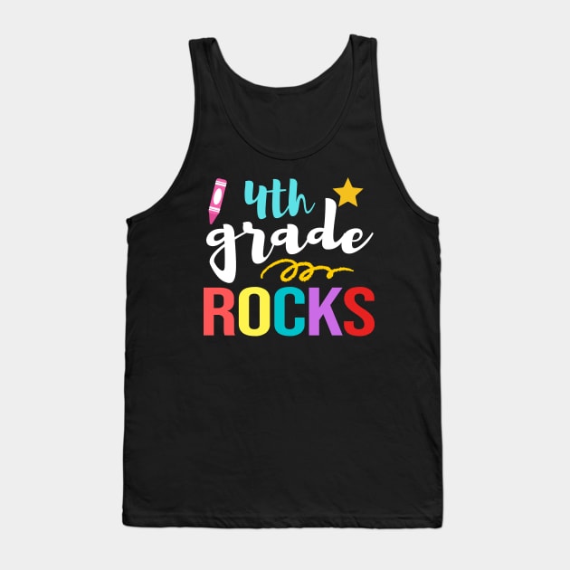 Fourth grade rocks Tank Top by madani04